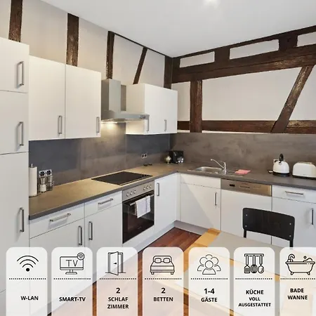 Апартаменты Neu - Sandapart32 - Fewo2 - Krausse - Bis Zu 4 Pers. - 2 Schlafzimmer Бамберг